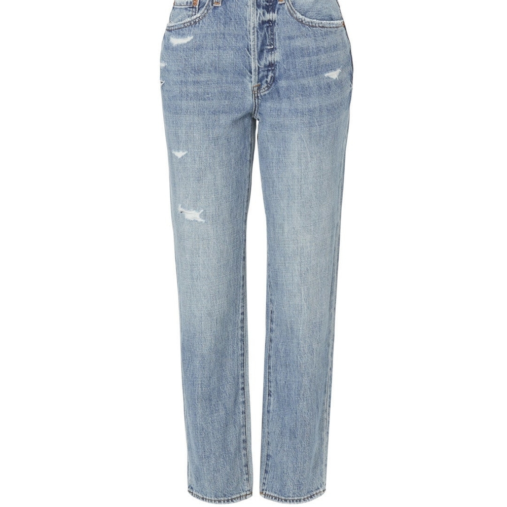 Pistola Charlie Straight Leg Distressed Jeans - 25